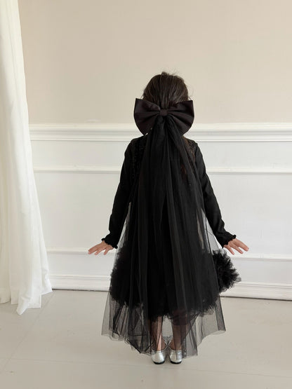Black Ribbon Dress