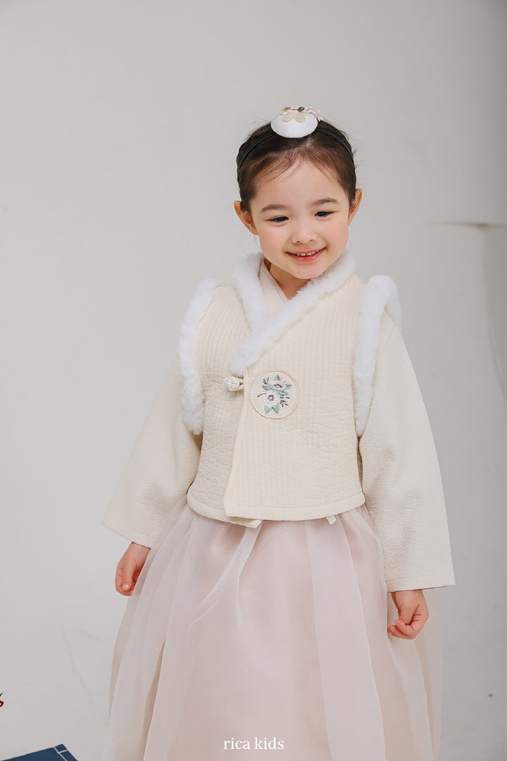 (리카) 여아 조끼