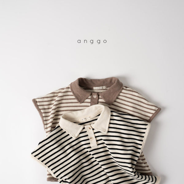 Collar waffle shirts