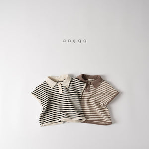 Collar waffle shirts