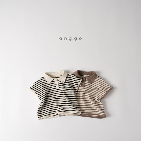Collar waffle shirts