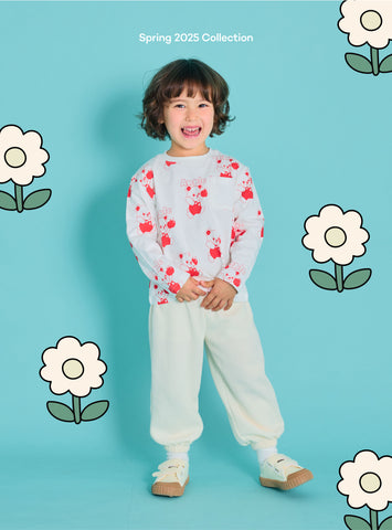 Floral Waffle Pants