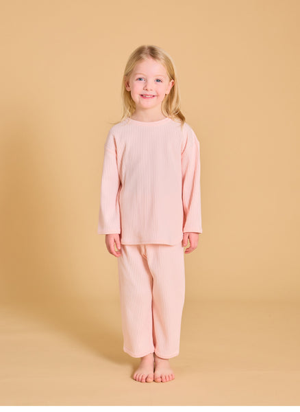 Floral Ribbed Set