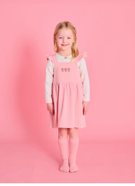 Floral Pinafore Dress