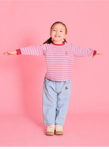 Floral Stripe T-shirt