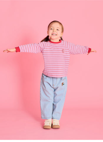 Floral Stripe T-shirt