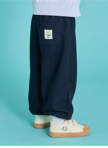 Floral Waffle Pants