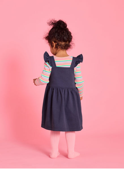 Floral Pinafore Dress